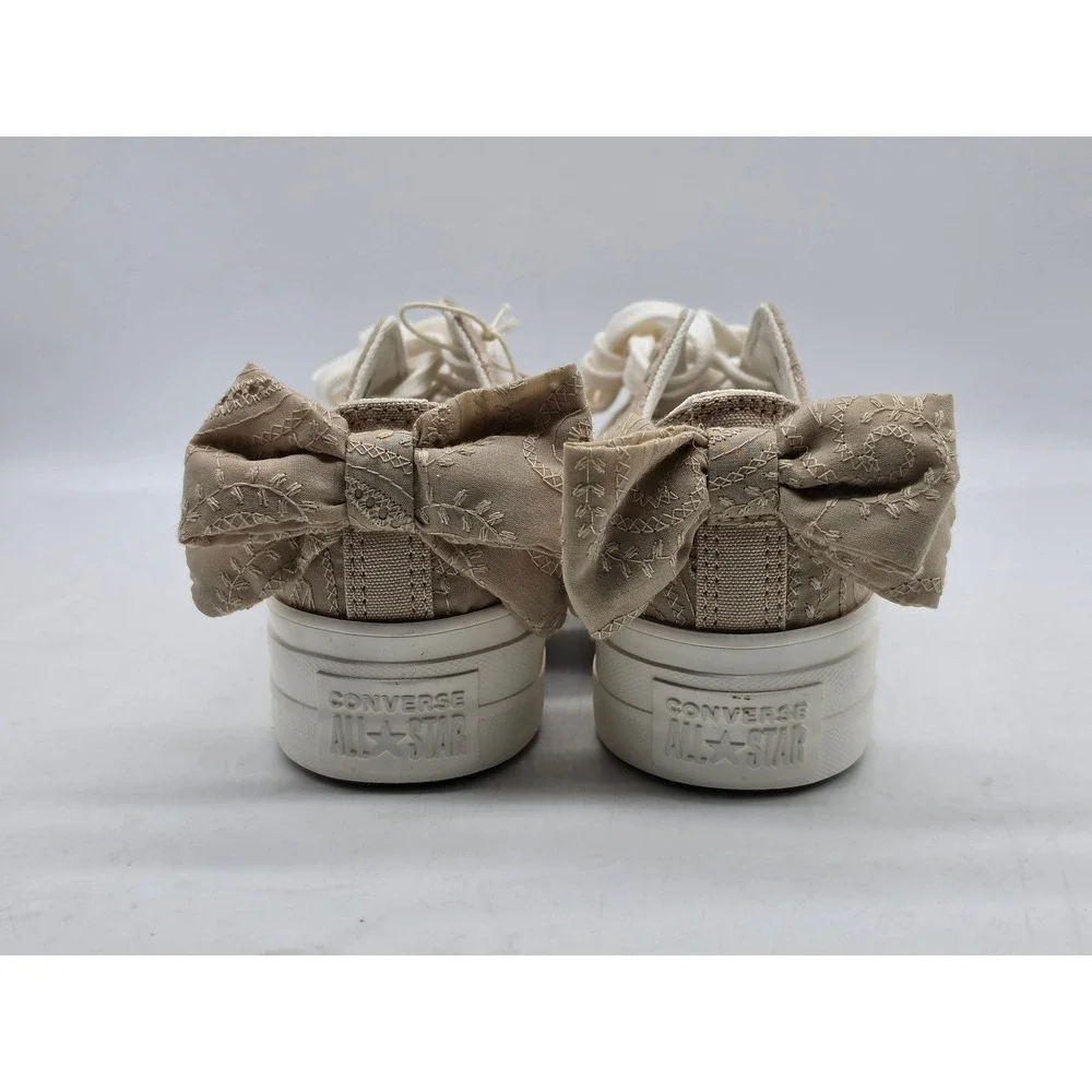 Converse‎ Chuck Taylor All Star Lift Low Bow Womens 7 Nutty Granola A10246C
